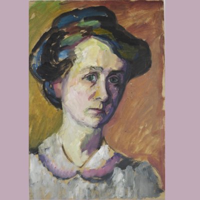 Gabriele Münter, Selbstbildnis, 1909