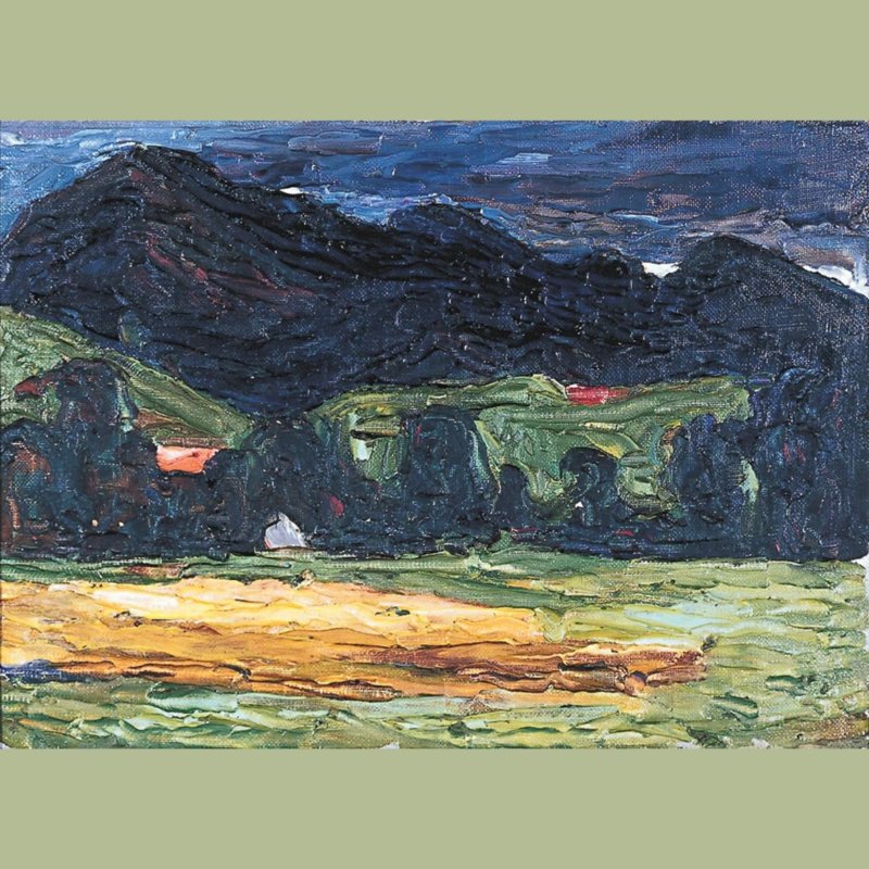 Wassily Kandinsky, Kochel – Blick auf das Gebirge, 1902