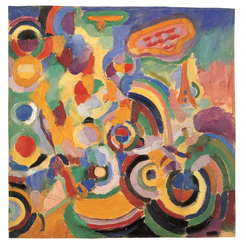 Robert Delaunay, Esquisses pour Hommage à Blériot, 1914